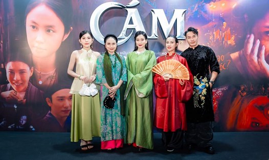 Dàn sao dự ra mắt phim điện ảnh Cám. Ảnh: NSX.