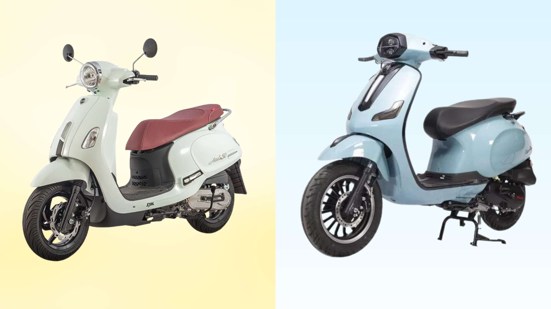 Xe tay ga 50cc thanh lịch, tinh tế cho sinh viên tham khảo. 