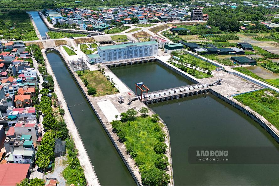 Quận Hà Đông thiết lập hồ sơ cưỡng chế thu hồi đất của 185 hộ dân để phục vụ xây dựng Dự án Trạm bơm tiêu Yên Nghĩa. Ảnh: Ngọc Thùy