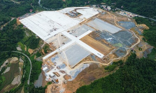 Lạng Sơn chuyển đổi đất rừng phục vụ dự án Khu trung chuyển hàng hóa thuộc Khu Kinh tế cửa khẩu Đồng Đăng - Lạng Sơn. Ảnh: Phùng Anh