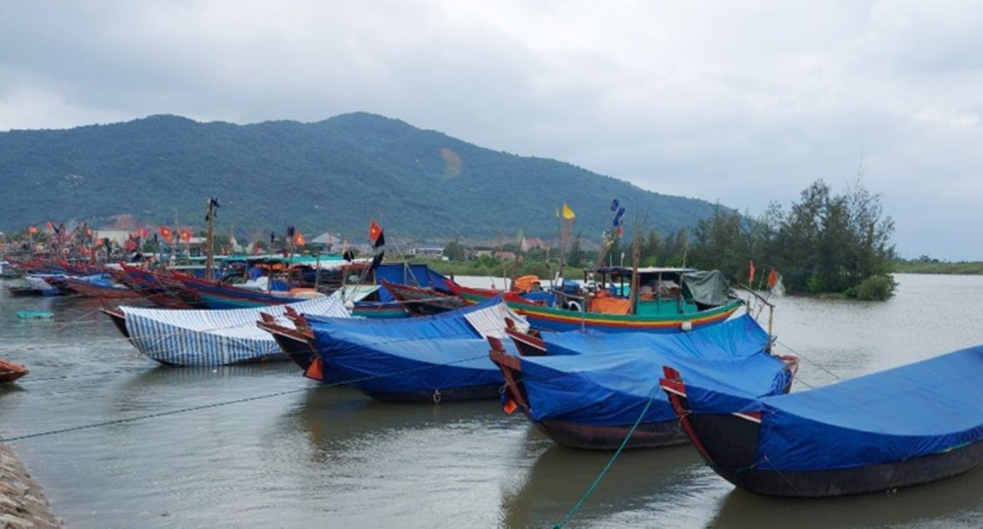 Hien da so tau thuyen cua Ha Tinh da duoc keu goi vao bo tranh tru bao an toan. Anh: Tran Tuan