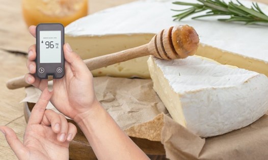 Tác dụng của phô mai tươi ngăn đường huyết tăng vọt. Đồ họa: Hạ Mây