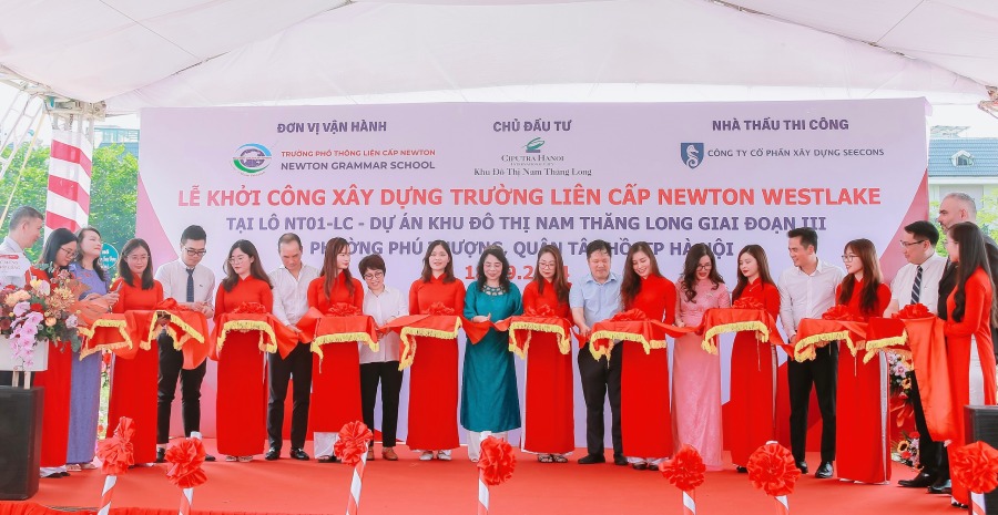 Truong Lien cap Newton Westlake tam nhin se tro thanh mot truong quoc te hien, chat luong. Anh: Nha truong cung cap