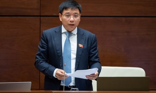 Bộ trưởng Bộ Giao thông Vận tải Nguyễn Văn Thắng. Ảnh: Quốc hội