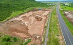 Thi công mặt bằng trạm dừng nghỉ cao tốc Vĩnh Hảo - Phan Thiết