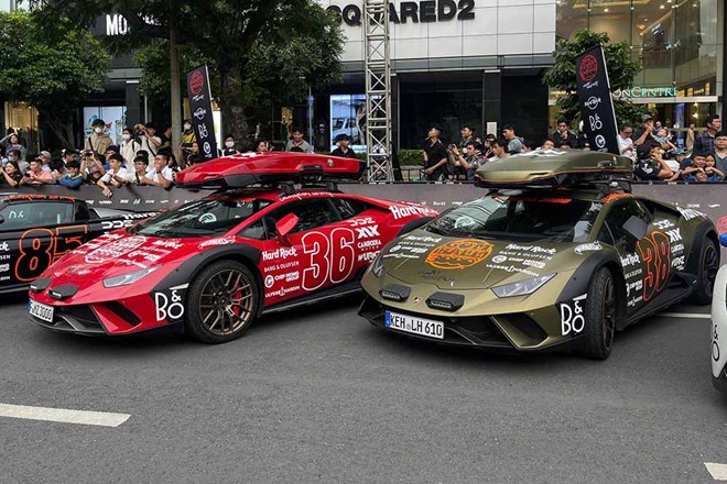 Chi tiết xe Lamborghini chuyên đi địa hình ở Gumball 3000