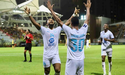 Nam Định có 3 điểm ngày ra quân tại AFC Champions League 2. Ảnh: Nam Định FC