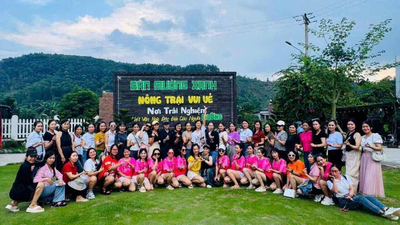 Muong Xanh Village - Happy Farm is located in Bang Ga hamlet, Cao Son commune, Luong Son district, Hoa Binh province. Photo: Van Anh