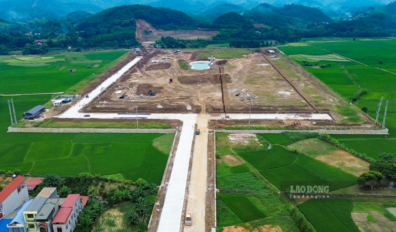 Cụm công nghiệp Tân Dương tại huyện miền núi Định Hóa (Thái Nguyên).