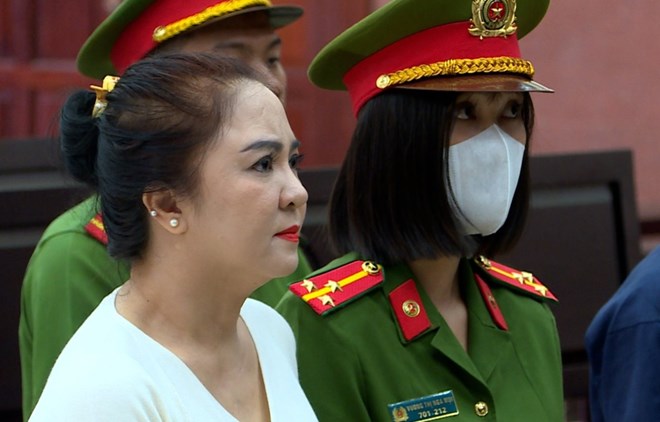 Nguyễn Phương Hằng tại phiên tòa phúc thẩm. Ảnh: Anh Tú