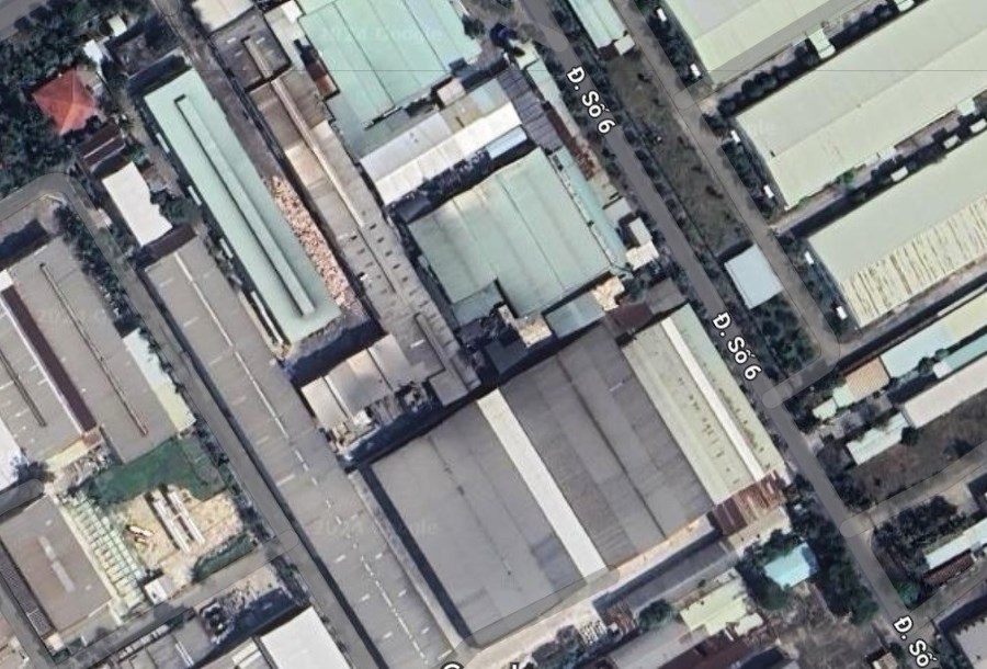 Một góc KCN Điện Nam - Điện Ngọc, nơi đặt dự án bị thanh tra toàn diện của Công ty TNHH Thương mại và Dịch vụ tổng hợp Viesky. Ảnh: Google Maps