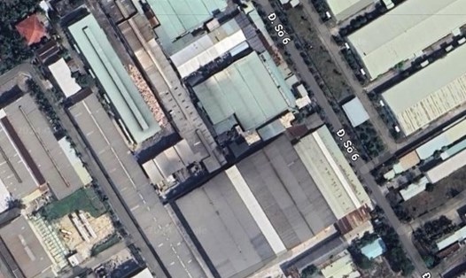 Một góc KCN Điện Nam - Điện Ngọc, nơi đặt dự án bị thanh tra toàn diện của Công ty TNHH Thương mại và Dịch vụ tổng hợp Viesky. Ảnh: Google Maps