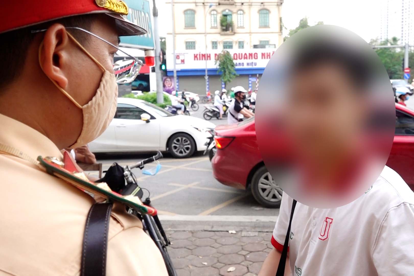 Lý do "bao biện" quen thuộc khi HSSV vi phạm giao thông