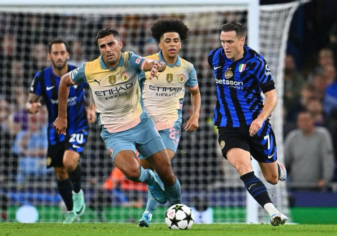 Inter Milan đã gây ra nhiều khó khăn cho Man City.  Ảnh: Inter 