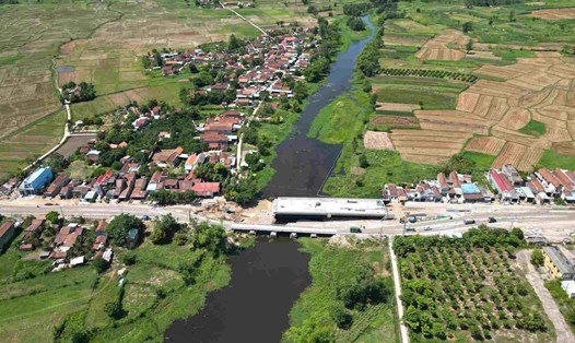 Dự án cải tạo, nâng cấp Quốc lộ 19, đoạn qua địa bàn huyện Tây Sơn, Bình Định. Ảnh: Hoài Luân