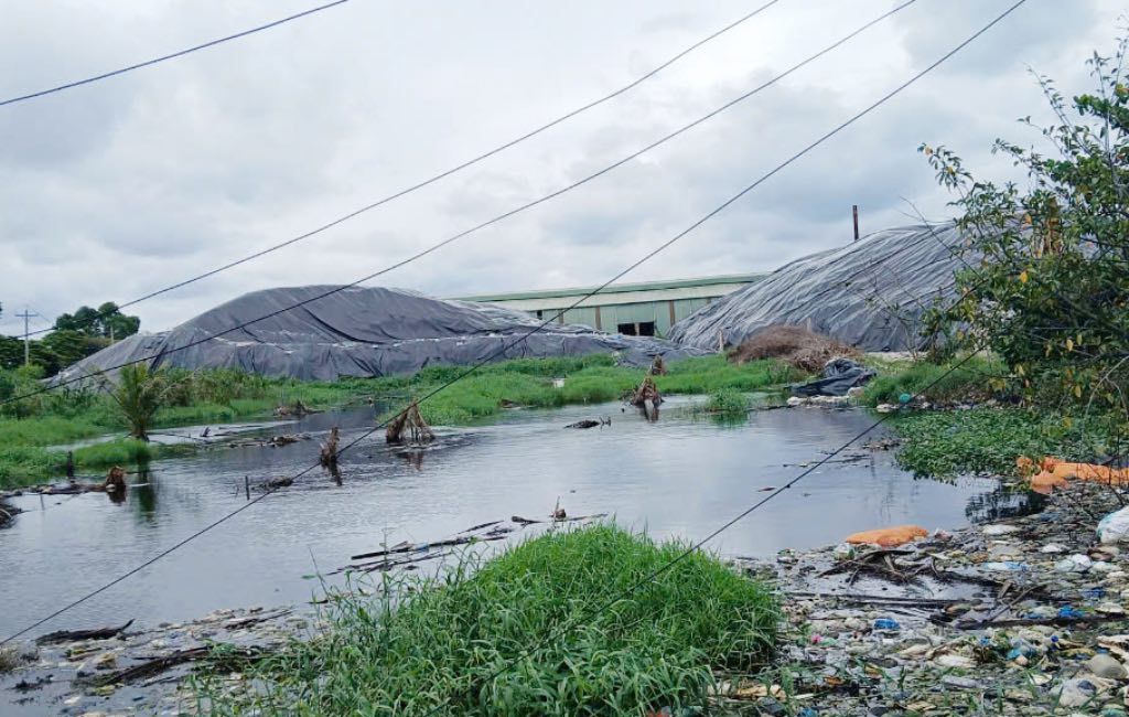 Nha may xu ly rac thai Ben Tre (thuoc dia ban xa Huu Dinh, huyen Chau Thanh, tinh Ben Tre). Anh: Thanh Nhan