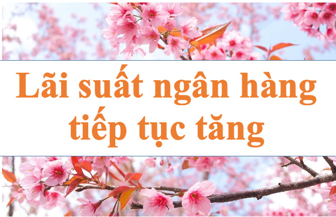 Lãi suất ngân hàng tiếp tục tăng. Ảnh minh họa: Hà Vy