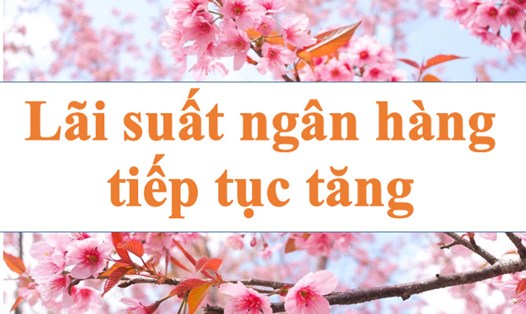 Lãi suất ngân hàng tiếp tục tăng. Ảnh minh họa: Hà Vy