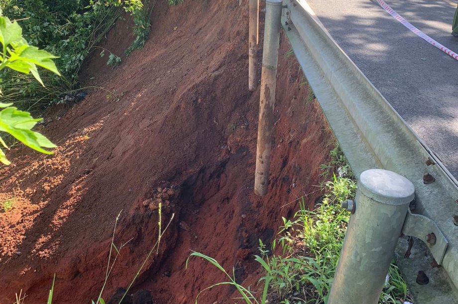 Landslide location. Photo: Nguyen Quan