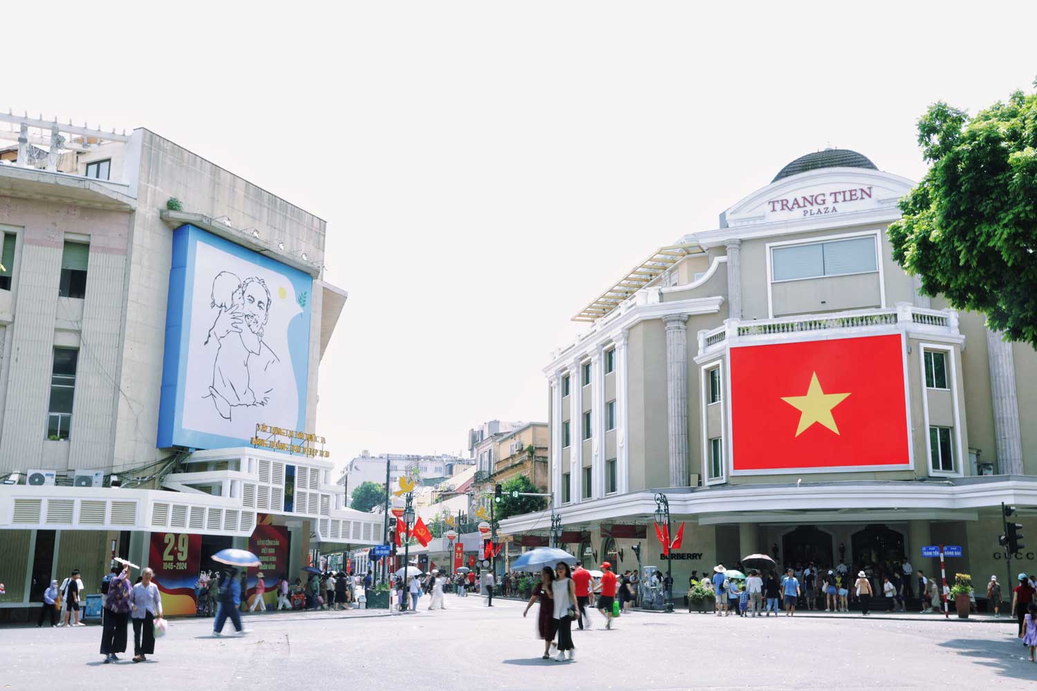 Hanoi is decorated with colorful flags and flowers, people celebrate the anniversary not only to show patriotism but also national pride.