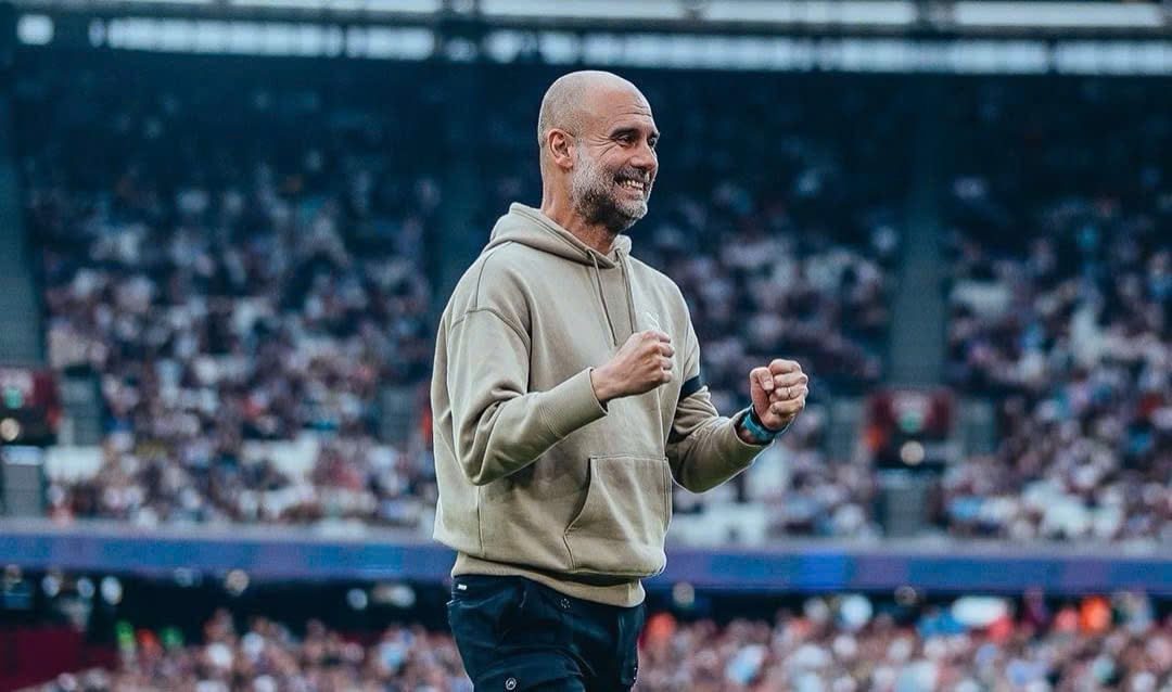 Pep Guardiola sẽ hết hạn hợp đồng vào cuối mùa giải.  Ảnh: MC