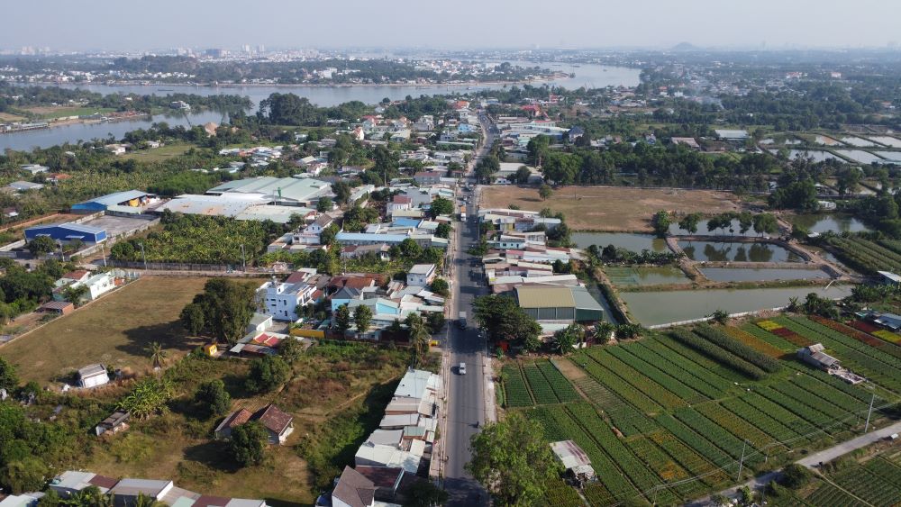 The project area borders Dong Nai province. Photo: Dinh Trong