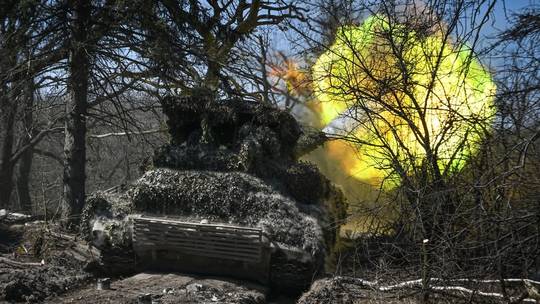 Russian tanks in Donbass. Photo: Sputnik