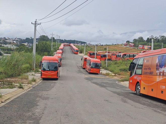 Nhà xe Phương Trang di dời loạt xe khách đậu, đỗ trái phép