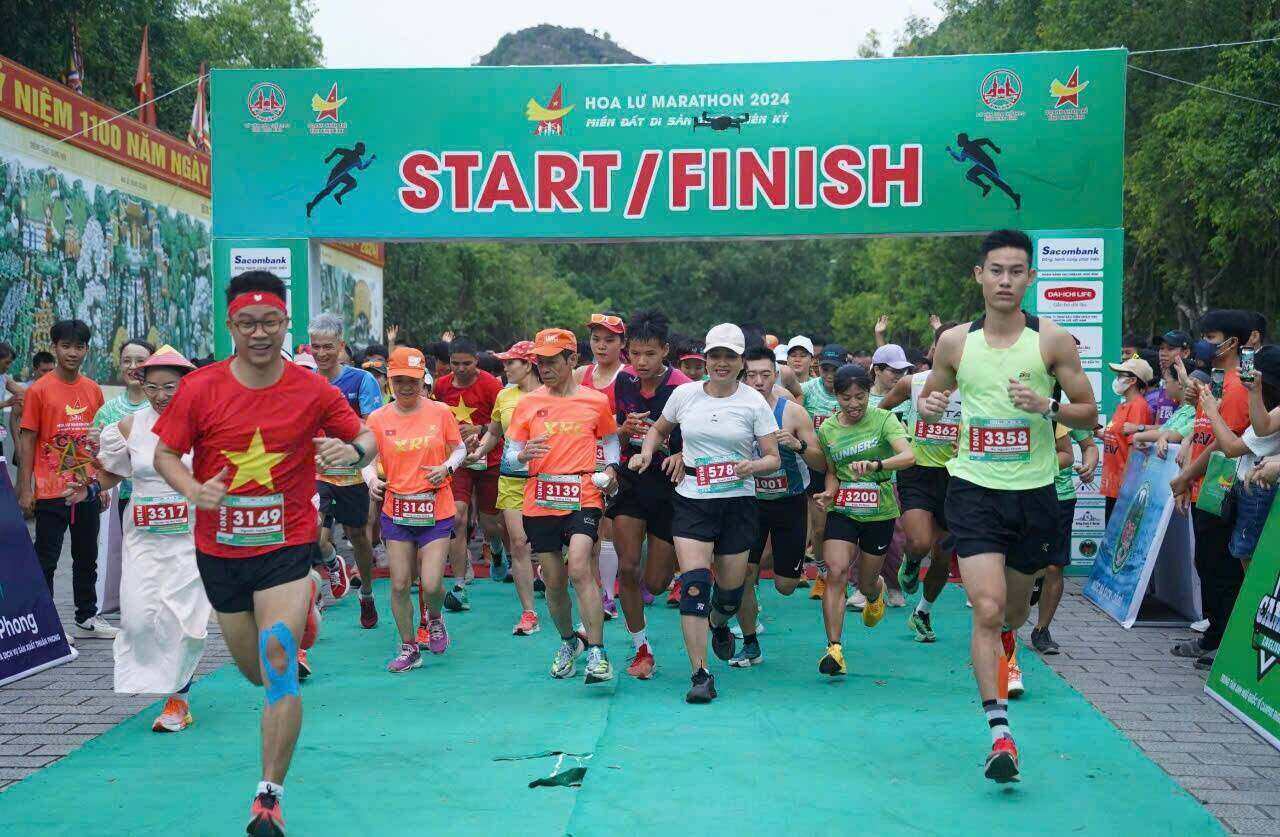 In addition, other cultural and sports activities and events held during the September 2 holiday such as the "Hoa Lu Marathon 2024 - Millennium Heritage Land" also attracted thousands of athletes to participate and respond. Photo: Nguyen Truong