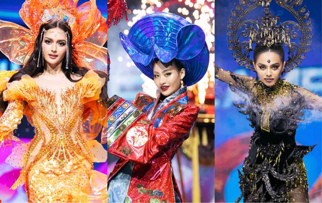 Phần thi Trang phục dân tộc tại Miss Cosmo 2024. Ảnh: NSX