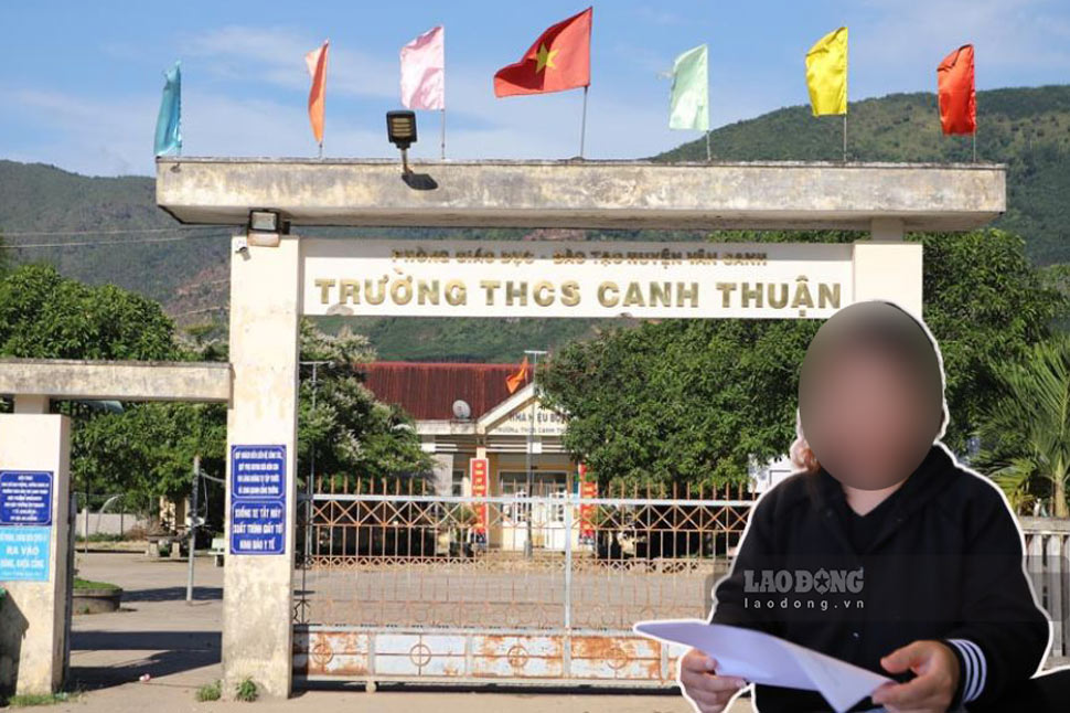 Trường THCS bán trú Canh Thuận (huyện Vân Canh, Bình Định) đã chi trả chế độ, thế nhưng có giáo viên vẫn "trắng tay". Ảnh: Hoài Luân