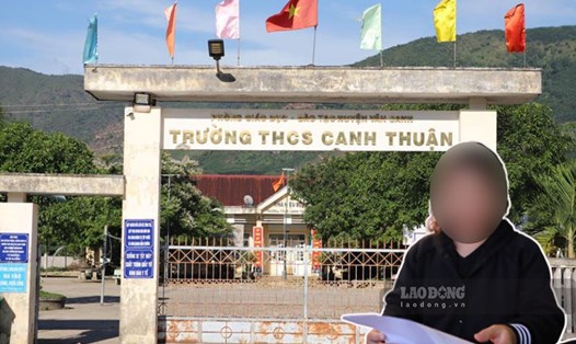 Trường THCS bán trú Canh Thuận (huyện Vân Canh, Bình Định) đã chi trả chế độ, thế nhưng có giáo viên vẫn "trắng tay". Ảnh: Hoài Luân