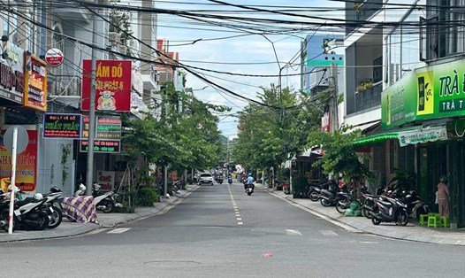 Một đoạn đường Lê Lai vừa tăng giá đất gần đây do điều chỉnh loại đường theo quyết định 20/2024. Ảnh: Thành An