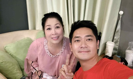 NSND Hồng Vân và Minh Luân (bên phải). Ảnh: NVCC