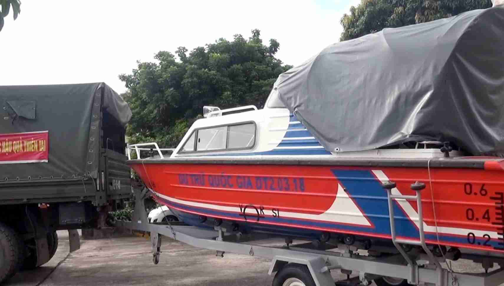 Hoàn thành xuất cấp cho tỉnh Phú Thọ 01 xuồng DT2 phục vụ công tác tìm kiếm cứu hộ cứu nạn. Nguồn: Bộ Tài chính. 