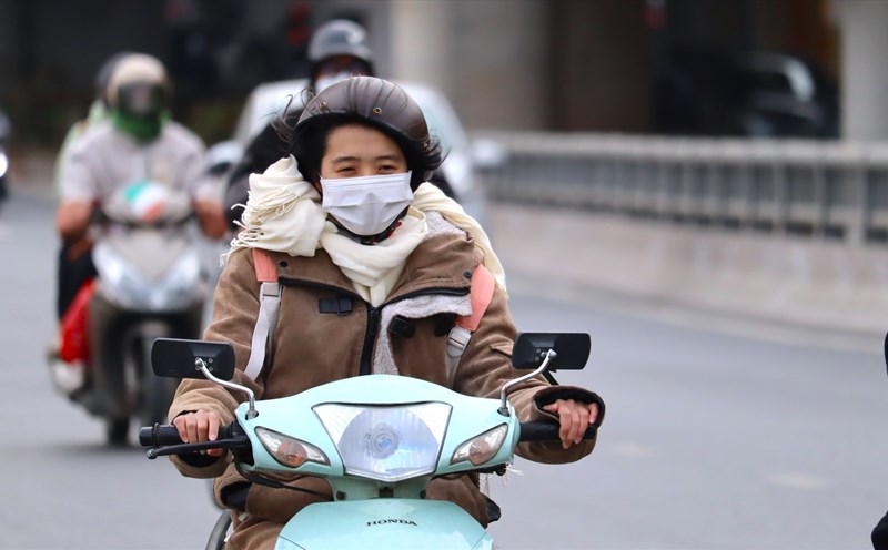 Du bao dot khong khi lanh dau tien o mien Bac. Anh: LDO