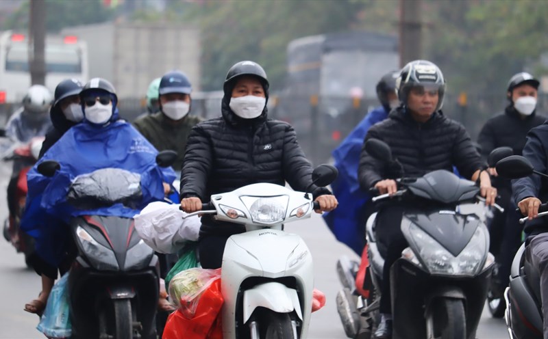 Khong khi lanh kem mua to xuat hien o Bac Bo. Anh: LDO