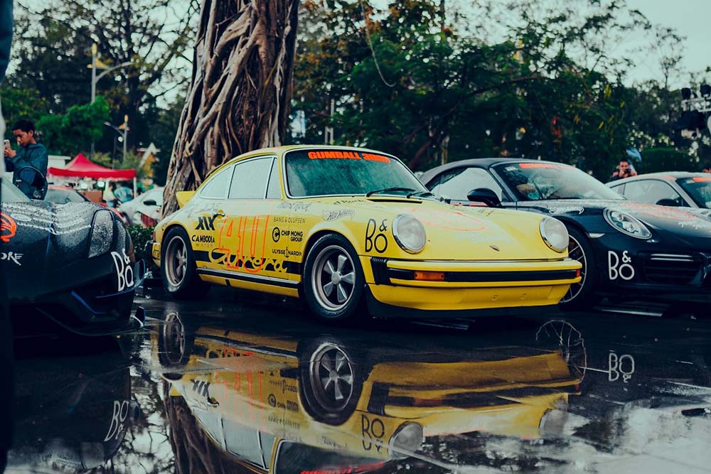 Chiếc xe sản xuất năm 1973 gây ấn tượng ở Gumball 3000. Ảnh: Gumball 3000