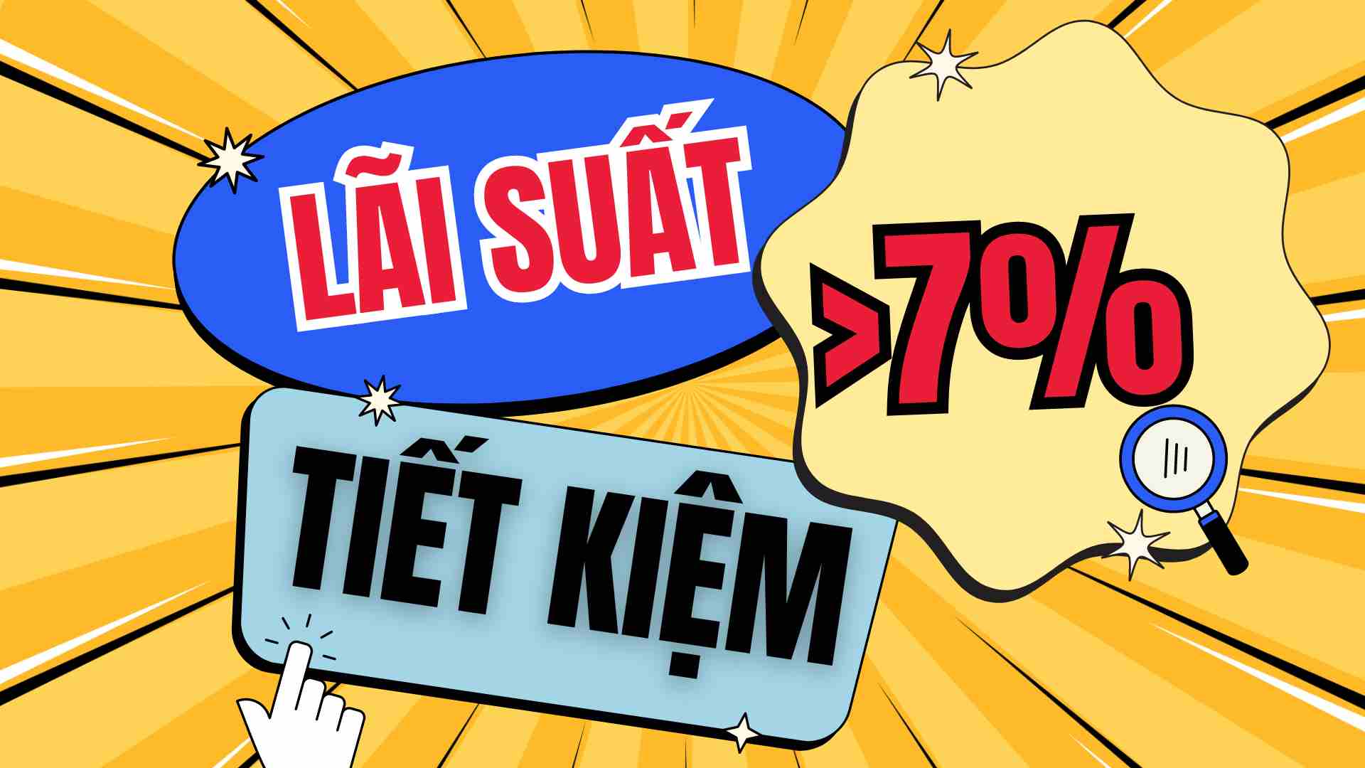 Lãi suất tiết kiệm kì hạn 12 tháng trong hệ thống ngân hàng dao động quanh ngưỡng 4,4 - 9,5%. Đồ họa: Thạch Lam 