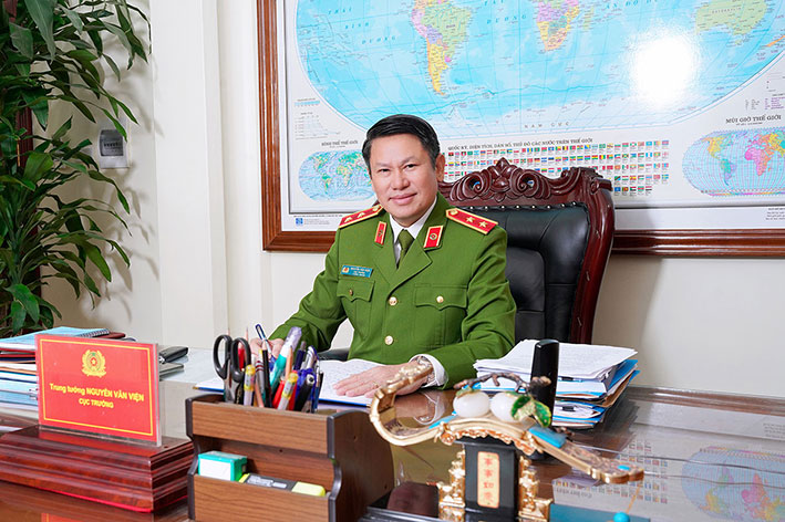 Trung tướng Nguyễn Văn Viện, một trong hai tướng công an được Bộ Công an đề xuất xét tặng danh hiệu. Ảnh: H.Hà