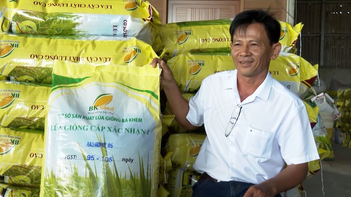 Ông Hồ Bá Phiêu (quận Thốt Nốt - TP Cần Thơ). Ảnh: Tạ Quang