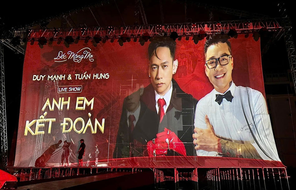 Liveshow kết hợp giữa Duy Mạnh và Tuấn Hưng đang được rất nhiều người quan tâm. Ảnh: BTC