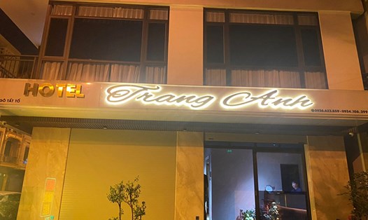 Nhà nghỉ vi phạm 3 quy định về lưu trú bị Công an Hải Phòng xử lý. Ảnh: Công an Hải Phòng