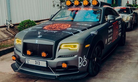 Rolls-Royce Wraith độ lạ mắt ở Gumball 3000 2024. Ảnh: Gumball 3000