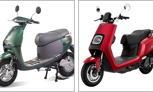 Hai xe điện lướt đi êm ái, trang bị nhiều tính năng tiện ích.