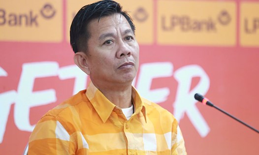 Huấn luyện viên Hoàng Anh Tuấn của câu lạc bộ Bình Dương. Ảnh: Thanh Vũ