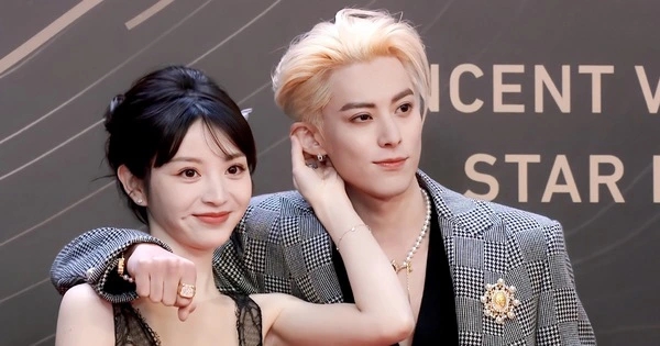 Dien Hi Vi and Vuong Hac De were rumored to be dating. Photo: Producer.