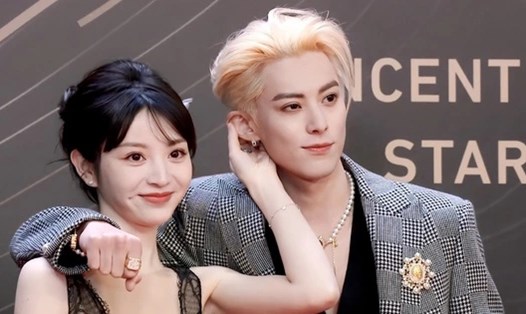 Điền Hi Vi và Vương Hạc Đệ từng vướng tin hẹn hò. Ảnh: NSX.