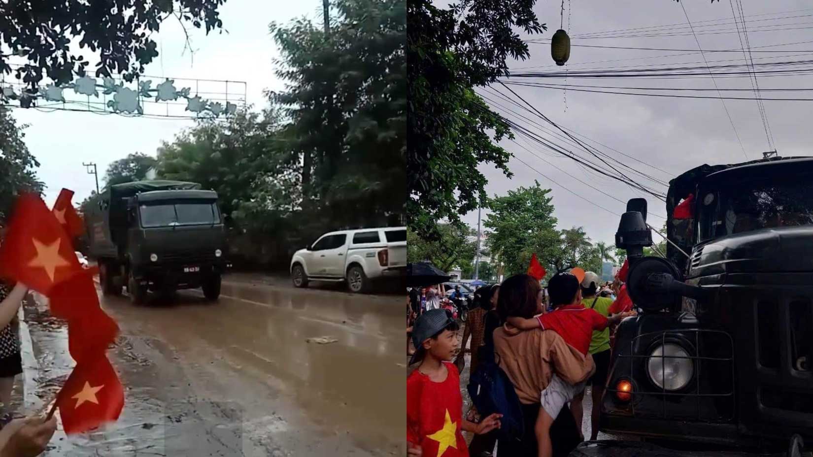 Khong khi day xuc dong, biet on trong ngay chia tay. Anh: Nguoi dan cung cap