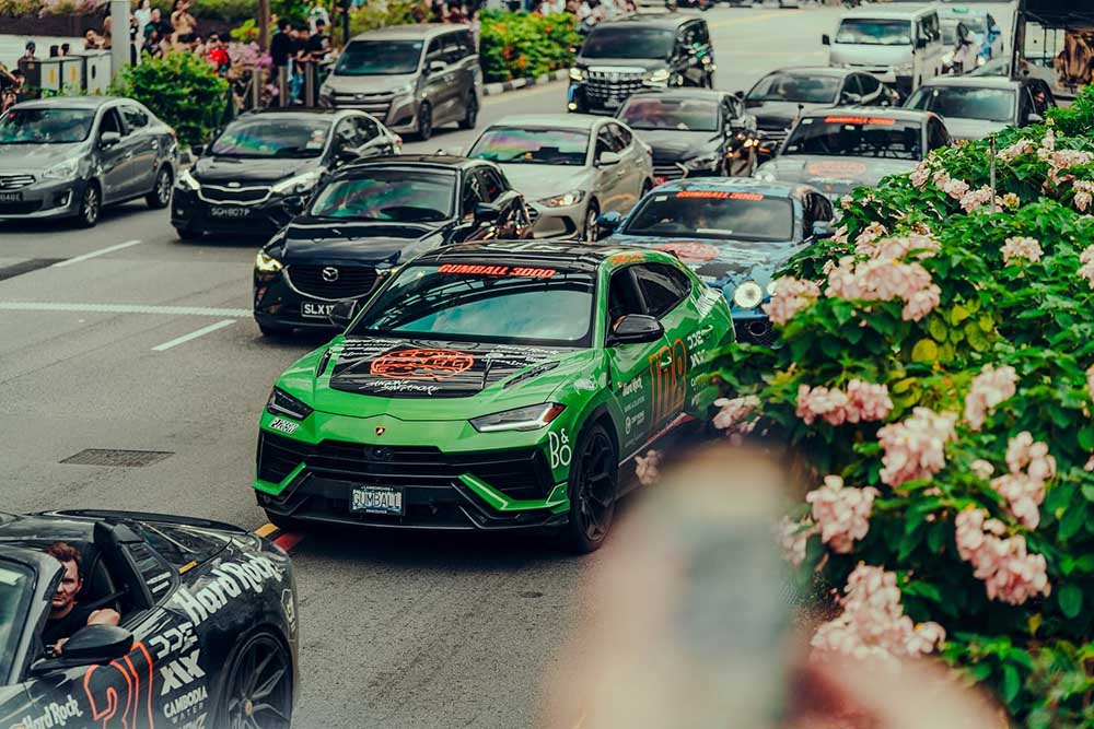Hành trình siêu xe Gumball 3000 khép lại ở Singapore. Ảnh: Gumballl 3000